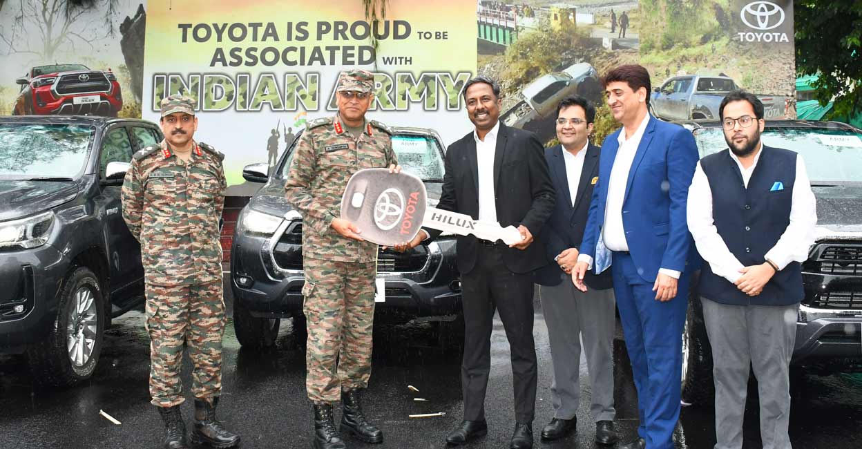 Toyota Hilux Officially Joins the Indian Army Fleet, Details Inside