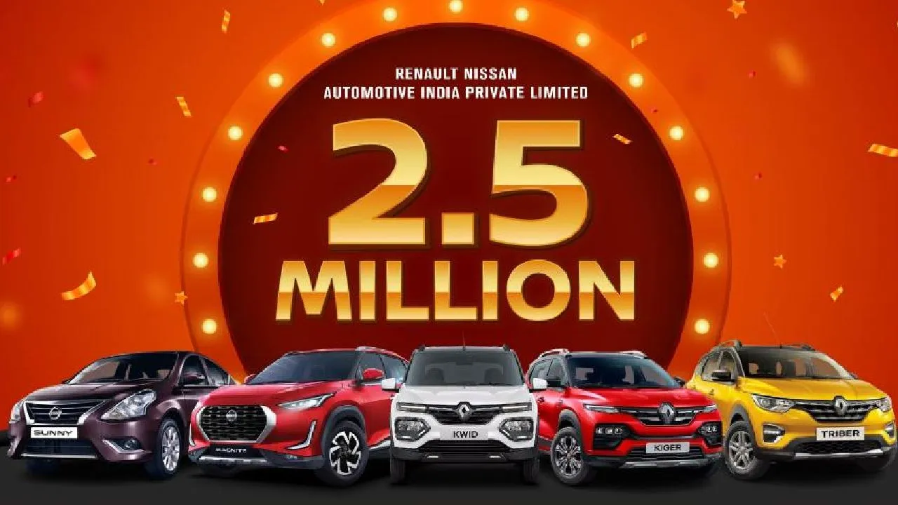 Renault-Nissan India Surpasses 25 Lakh Unit Production Mark